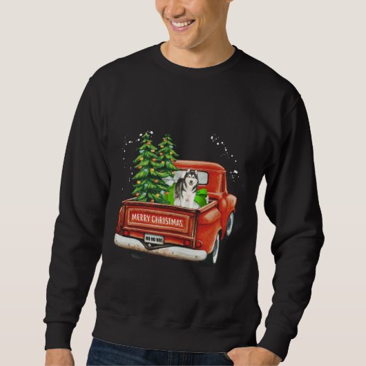 Husky Christmas Essential Sweatshirt (Vorderseite)