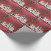 Husky Christmas Geschenkpapier (Ecke)