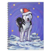 Husky Christmas Notizblock (Vorderseite)