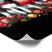 Husky Christmas Poster (Ecke)