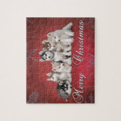 Husky Christmas Puzzle (Vertikal)