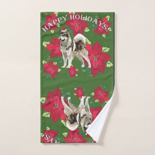 Husky Christmas Towel Set (Handtuch)