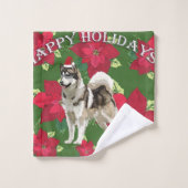 Husky Christmas Towel Set (Waschlappen)