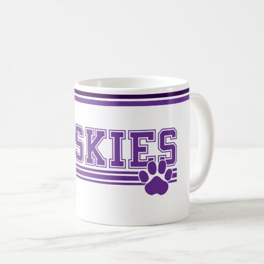 Husky Coffee Tasse (VorderseiteRechts)