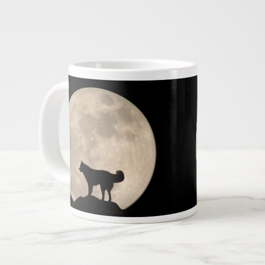 Husky Coffee Tasse Siberischer Husky Jumbo Cup Sch (Vorderseite Links)