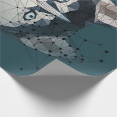 Husky Constellation Leinwand Geschenkpapier (Ecke)