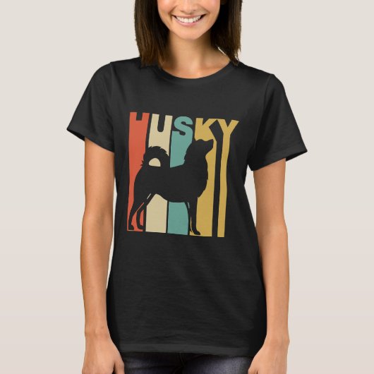 Husky Cool Dog Owner T-Shirt (Vorderseite)