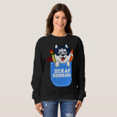 Husky Crafting Scrapbook Sweatshirt (Vorne ganz)