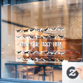 Husky Decal Husky Malamute Schlittenhunde Fensterh Fensteraufkleber (Café-Fenster)