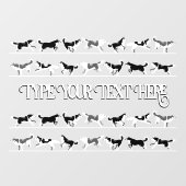Husky Decal Husky Malamute Schlittenhunde Fensterh Fensteraufkleber (Blatt)