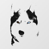 Husky Decal Husky Wolf Dog Window Fensteraufkleber (Blatt)