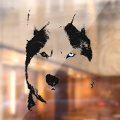 Husky Decal Husky Wolf Dog Window Fensteraufkleber (Blatt 2)