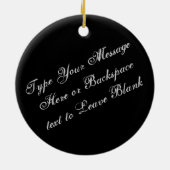 Husky-Dekoration Personalisierter Schlittenhunde Keramik Ornament (Hinten)