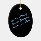 Husky-Dekoration Personalisierter Schlittenhunde Keramikornament (Hinten)