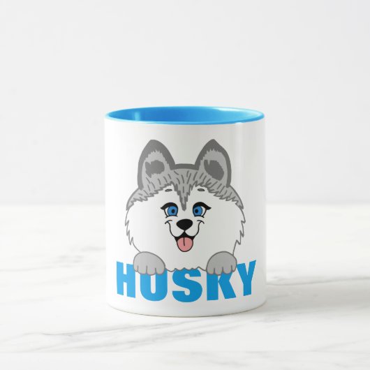 Husky Dog 11 oz Combo Tasse (Zentrum)