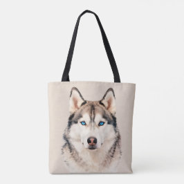 Husky Dog Art Design Tote Bag Tasche