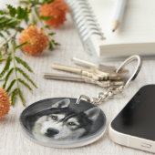 Husky Dog Big Dog Animal Pet Schlüsselanhänger (Vorderseite rechts)