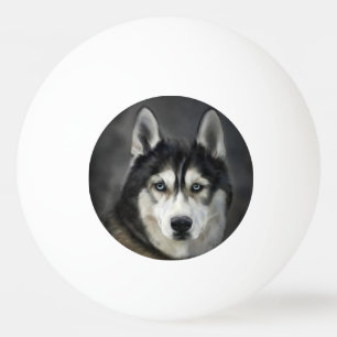 Husky Dog Big Hund Animal Pet Tischtennisball