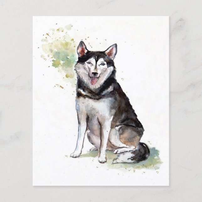Husky dog Canvas (Vorderseite)