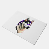 Husky Dog Design Fußmatte (Schrägansicht)