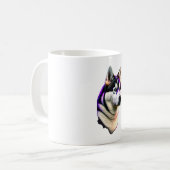 Husky Dog Design Kaffeetasse (Vorderseite Links)
