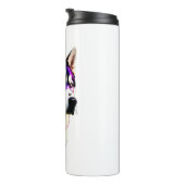 Husky Dog Design Thermosbecher (Nach rechts gedreht)