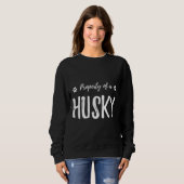 Husky Dog Gif Sweatshirt (Vorne ganz)