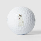 Husky Dog Golfball (Vorderseite)