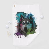 Husky Dog Golfhandtuch (Insitu)