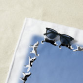 Husky Dog Handtuch Husky Malamute Beach Handtuch (Beispiel)