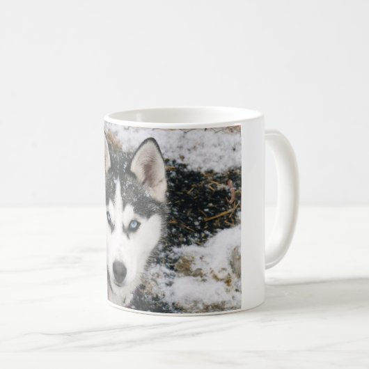Husky dog kaffeetasse (VorderseiteRechts)