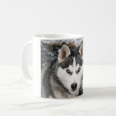 Husky dog kaffeetasse (Vorderseite Links)