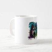 Husky Dog Kaffeetasse (Vorderseite Links)