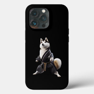 Husky Dog kennt Karate, Husky Dog Karate Player Case-Mate iPhone Hülle