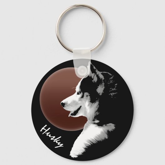 Husky Dog Key Ketten Custom Husky Pup Schlüsselanh Schlüsselanhänger (Vorderseite)