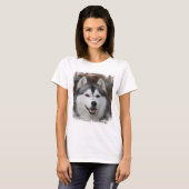 Husky Dog Long Sleeve Shirt (Vorne ganz)