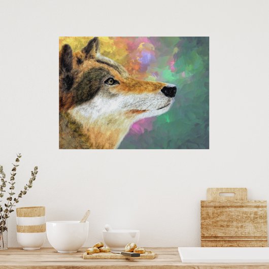 Husky Dog Lou Lou Poster (Küche)