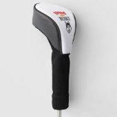 Husky Dog Lover Golf Headcover (angewinkelt)