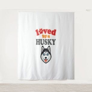 Husky Dog Lover Wandteppich