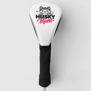 Husky Dog Mama Niedlich Kawaii Design Golf Headcover