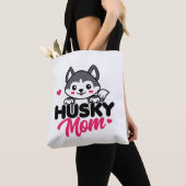 Husky Dog Mama Niedlich Kawaii Design Tasche (Von Nahem)