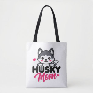 Husky Dog Mama Niedlich Kawaii Design Tasche