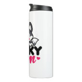 Husky Dog Mama Niedlich Kawaii Design Thermosbecher (Nach rechts gedreht)