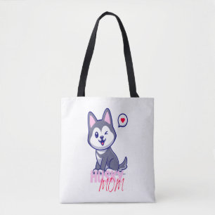Husky Dog Mama Niedlich Kawaii Welppy Tasche