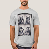 Husky Dog Portrait Unisex T-Shirt (Vorderseite)