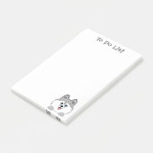 Husky Dog Post-it® Notes 4 x 6 Post-it Klebezettel (angewinkelt)