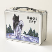 Husky Dog Protector Lunch Box (Rückseite)
