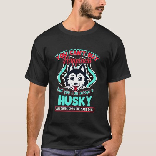 Husky Dog S T-Shirt (Vorderseite)