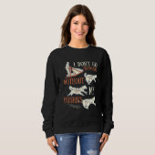 Husky Dog Sledding for an Alaska Sled Dog Rider Sweatshirt (Vorne ganz)