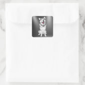 Husky Dog Sticker (Tasche)